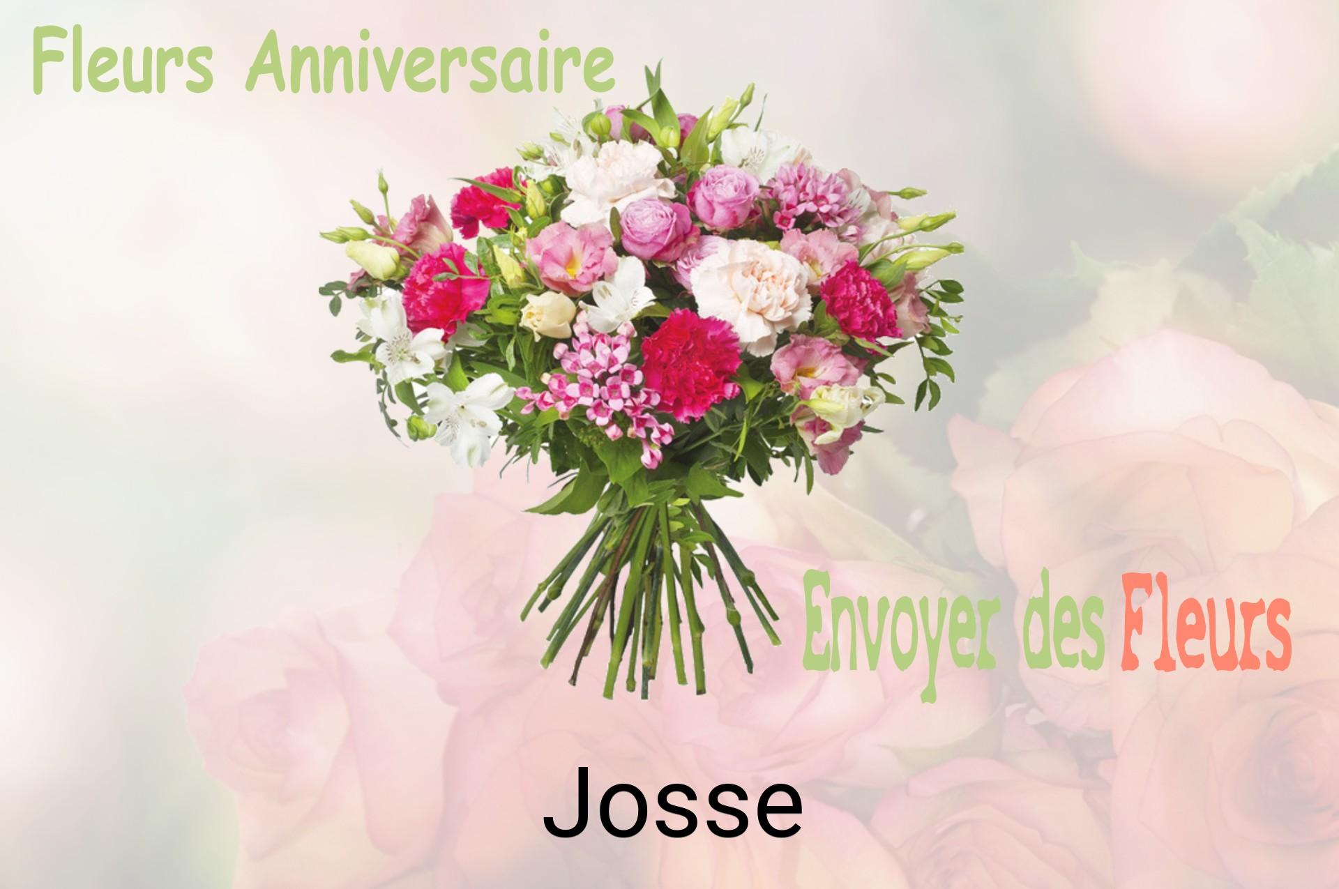 Bouquet de fleurs d’anniversaire livré à Josse
